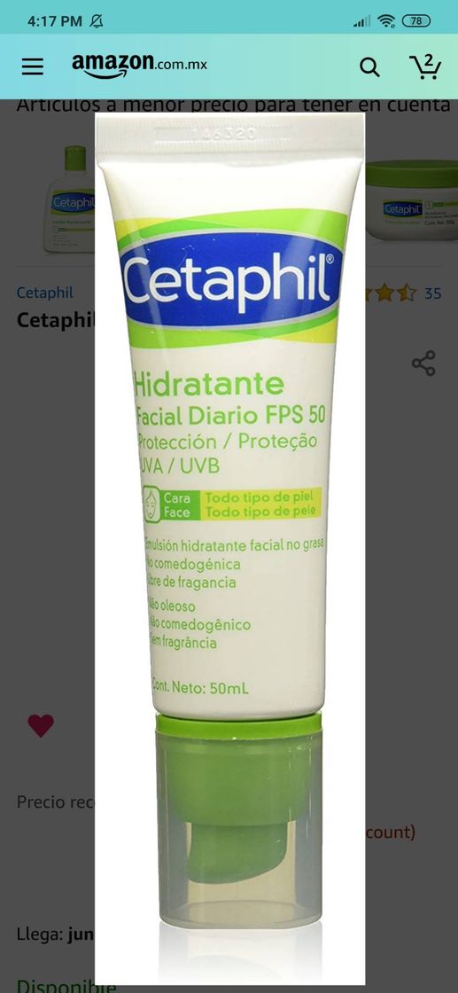 Moda Cetaphil Emulsión Hidratante

