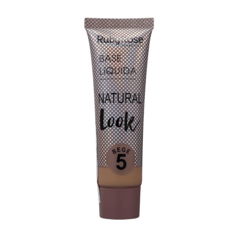 Moda • Base líquida Ruby Rose natural look bege 05 