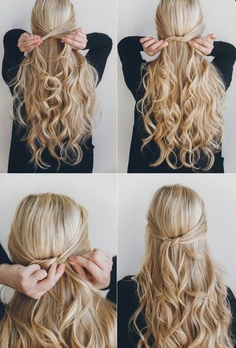 Social Apanhado da parte da frente do cabelo