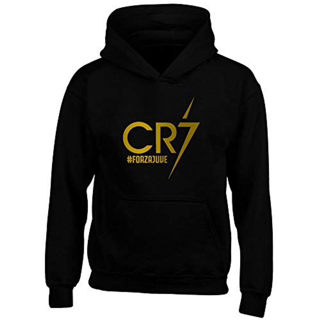 Social TLR CR7 FORZAJUVE Ronaldo - Balón de fútbol Dorado Gold - Front