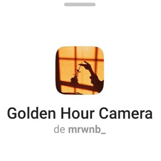 Filtro de Instagram - Golden hour