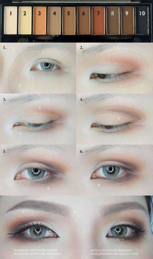 Maquillaje con tonos nudes💗