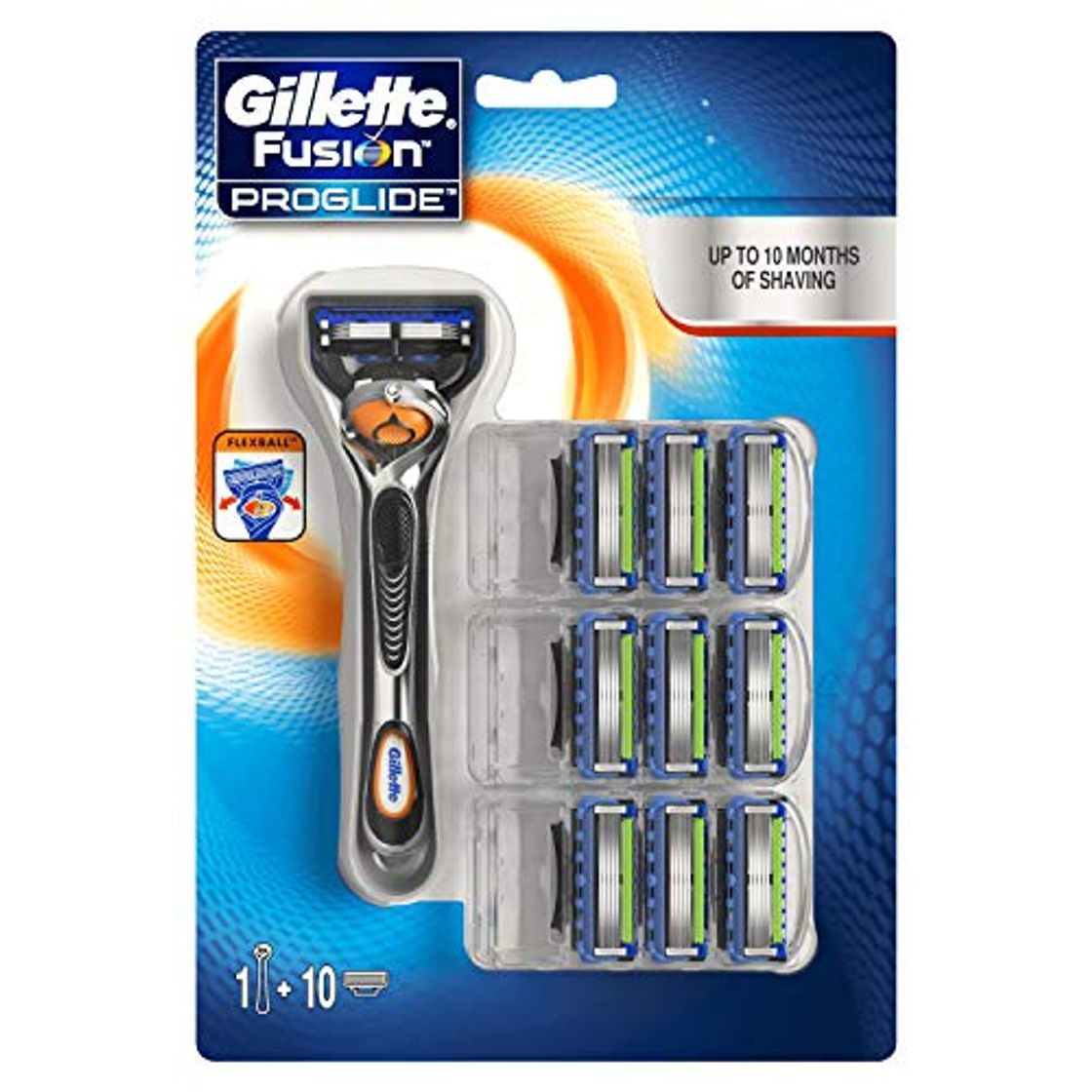 Social Gillette Fusion ProGlide - Maquinilla de afeitar con FlexBall