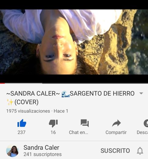 SANDRA CALER - 🌊SOLDADITO DE HIERRO✨ (COVER)