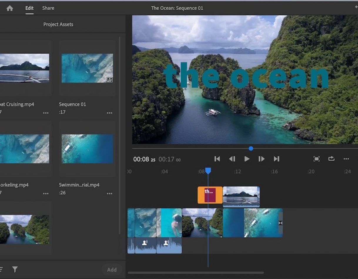 App Adobe Premiere Rush for Video