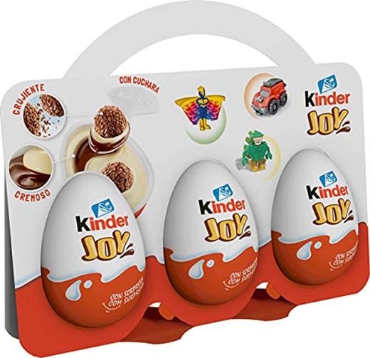 Kinder Huevo Joy - Paquete de 3 x 20 gr - Total