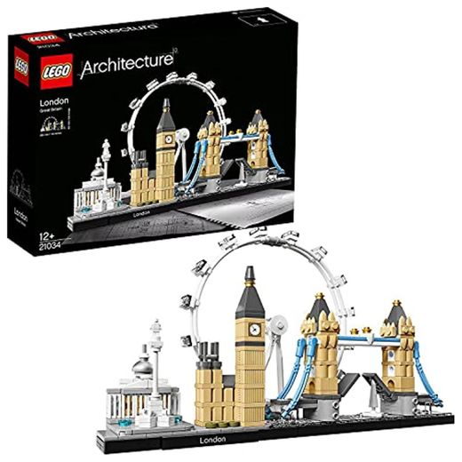 LEGO- Architecture Skyline Collection Juego de Construcción Londres, Color beige/gris