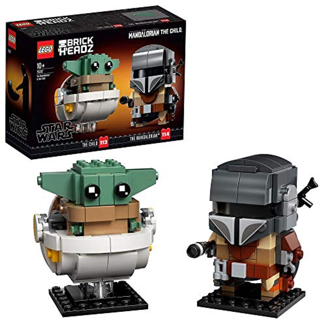 Producto LEGO Star Wars BrickHeadz - El Mandaloriano y El Niño, Set de