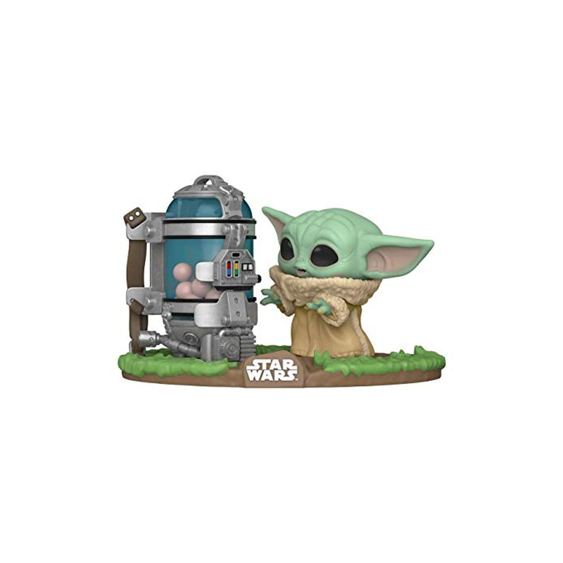 Social Funko- Pop Deluxe The Mandalorian-Child w/Canister Figura coleccionable, Multicolor