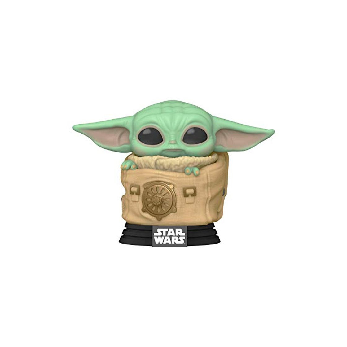 Social Funko- Pop Star Wars The Mandalorian-Child w/Bag Figura coleccionable, Multicolor