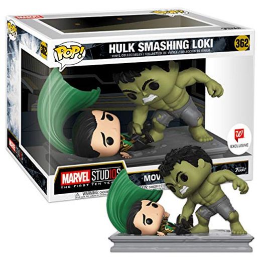 Funko - Marvel Movie Moments-Hulk Smashing Loki Figurina