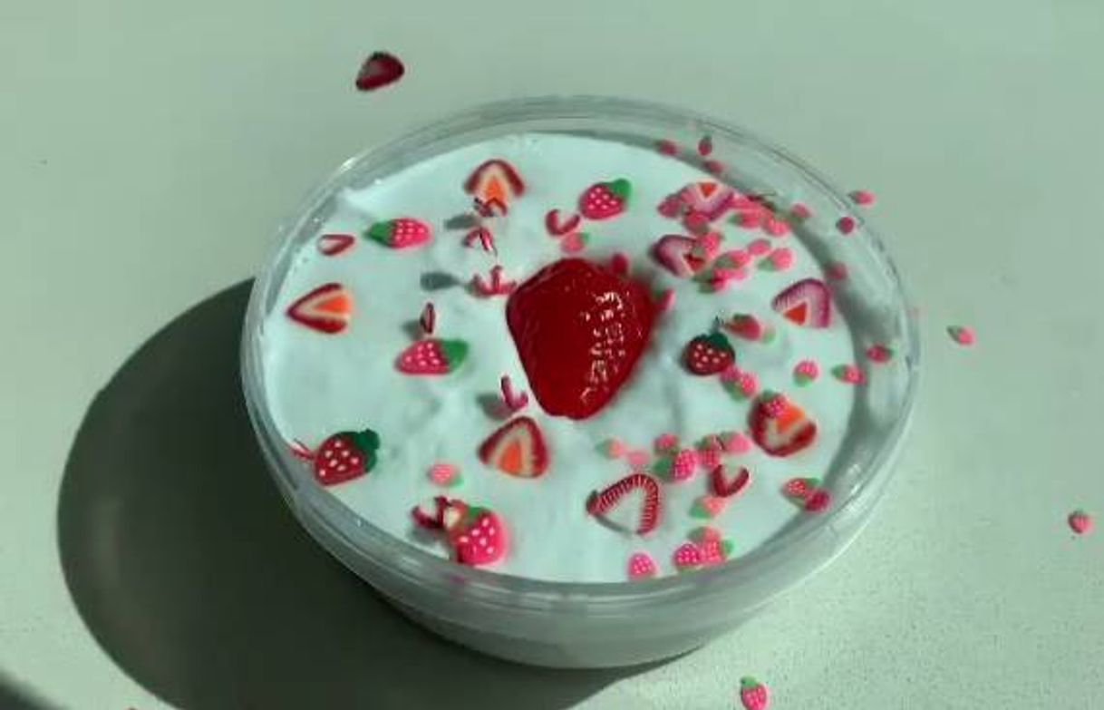 Limo de fresa/slime de morango 🍓