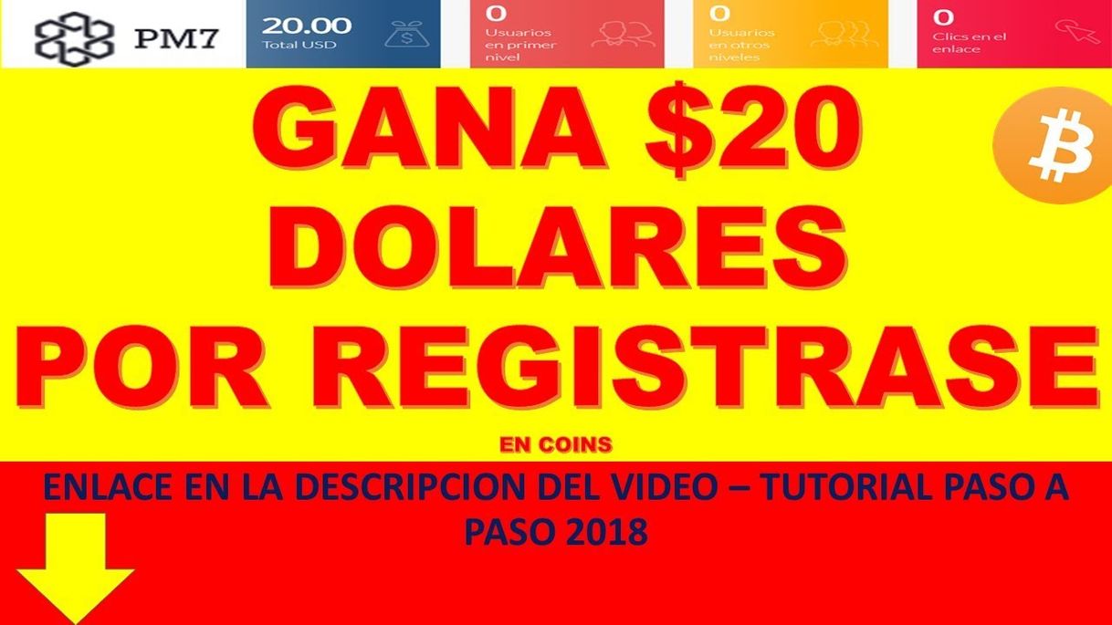 App gana por inscribirte $20 usd 