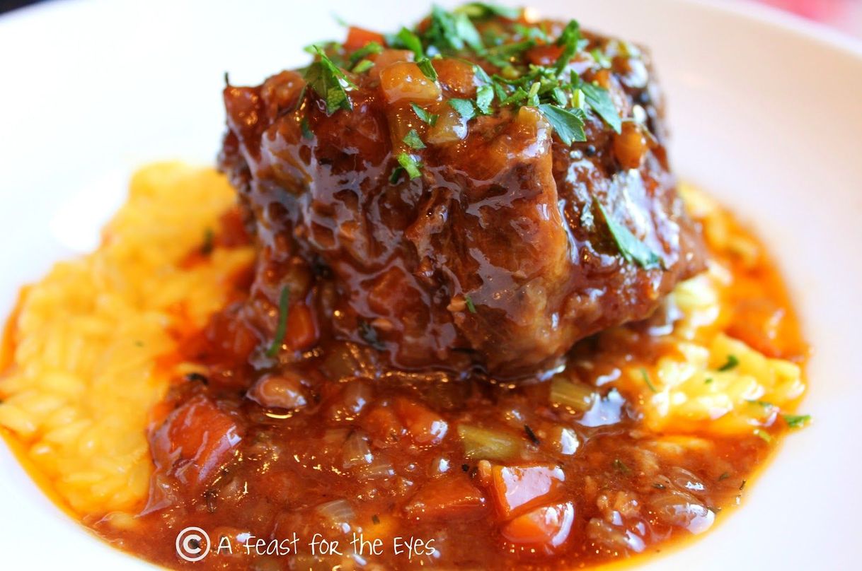 Moda Osso Buco com polenta😋😋