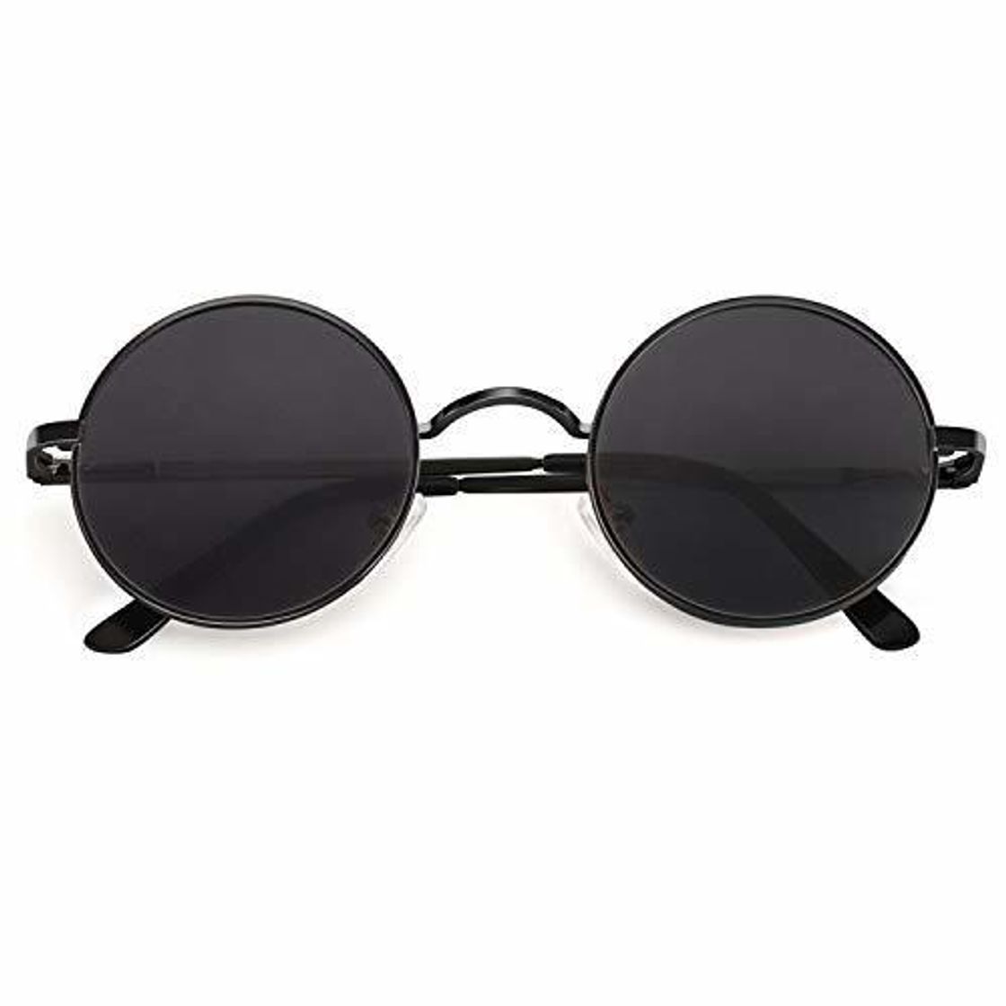 Social CGID E01 Estilo Vintage Retro Lennon inspirado círculo metálico redondo gafas de