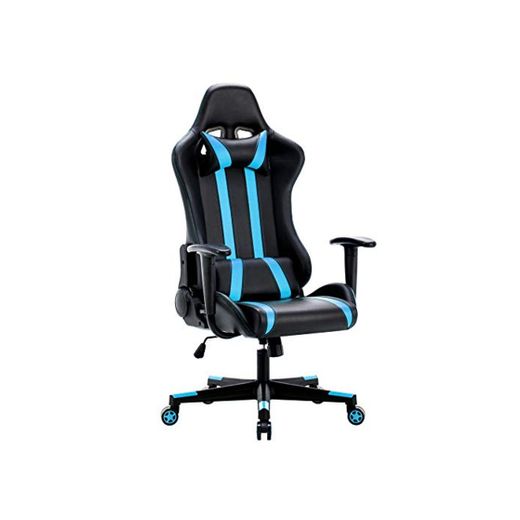 Silla Gamer, IntimaTe WM Heart Silla Gaming Silla Escritorio Giratoria, Altura Ajustable