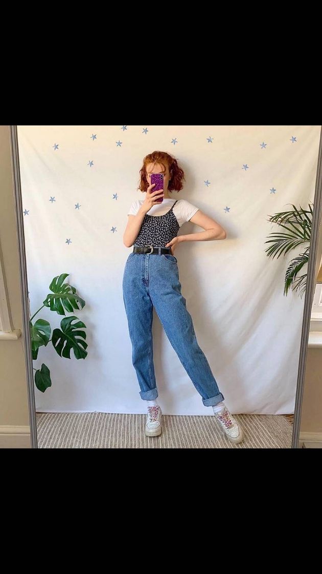 Moda Outfit con Mom Jeans✨