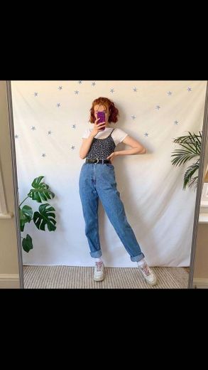 Outfit con Mom Jeans✨