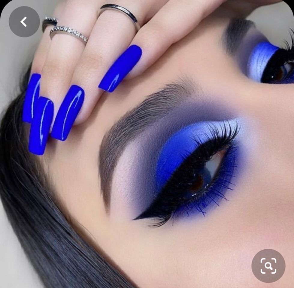 Moda Maquillaje tonos azules