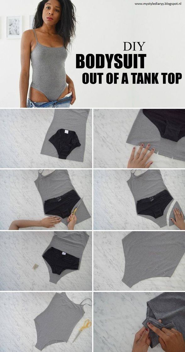 Fashion tutorial de como fazer um body em casa