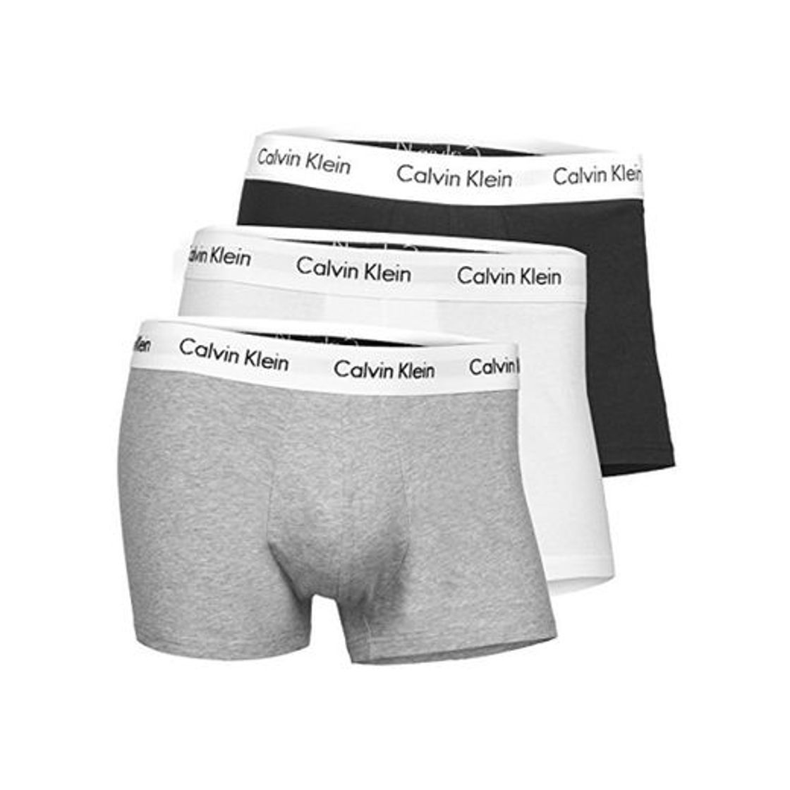 Social Calvin Klein Hombre 3 Pack Low Rise Trunks