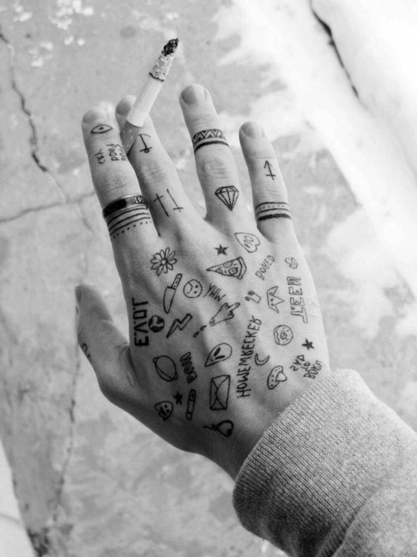 Social Hand tattoo