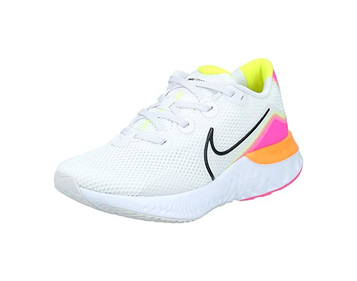 Social Nike Wmns Renew Run, Zapatilla de Correr para Mujer, Tinte Platino