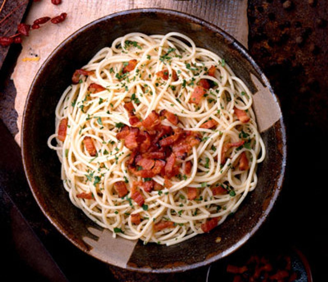 Fashion Spaghetti Alla Carbonara