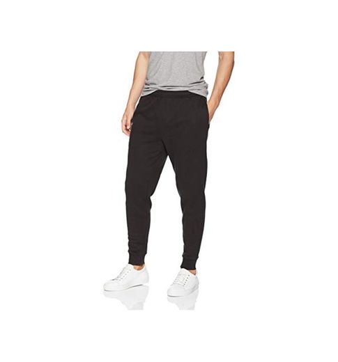 Amazon Essentials – Pantalón de chándal de forro polar para hombre, Negro