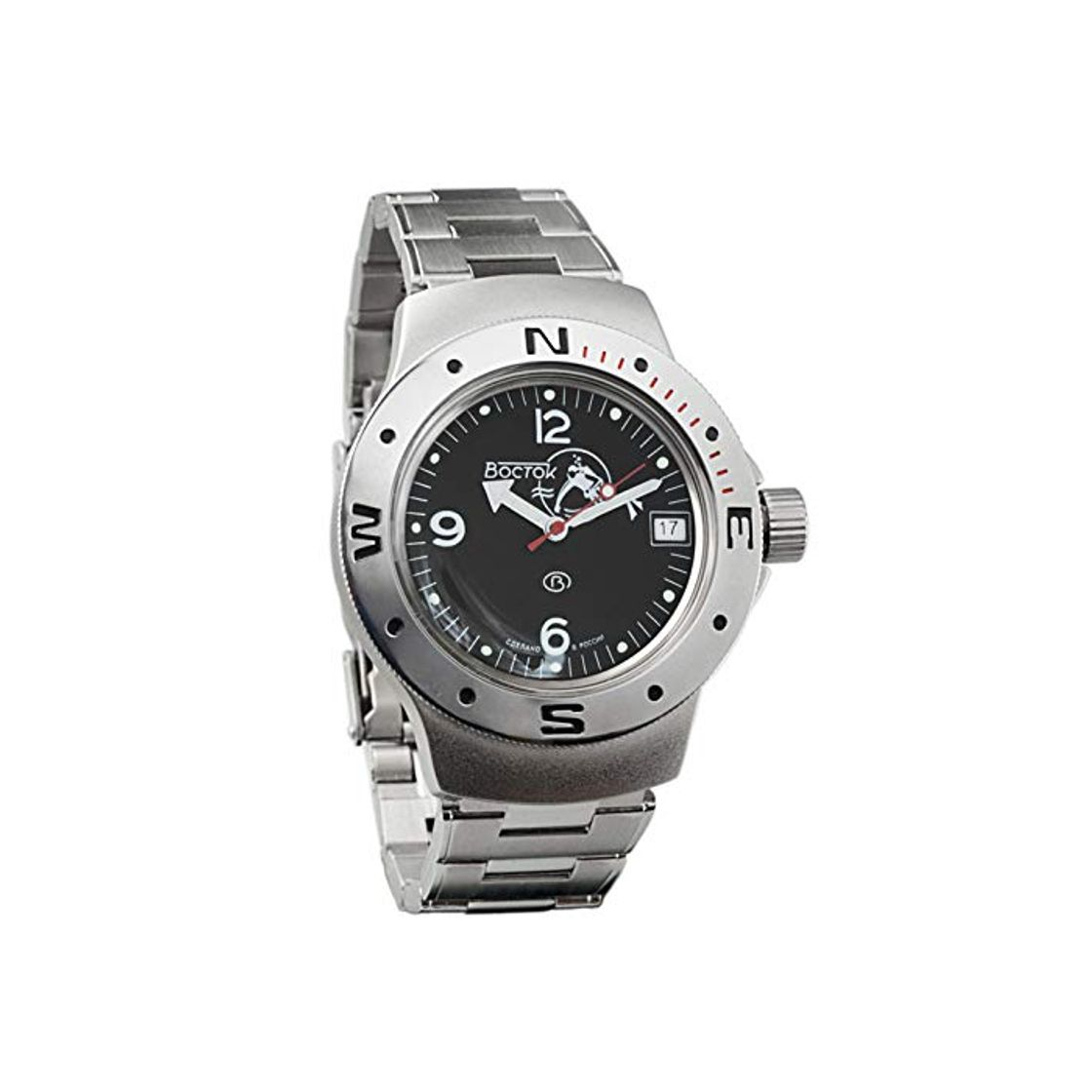 Productos Vostok Amphibian 060634 - Reloj de Pulsera para buceadores Militares rusos 2416B