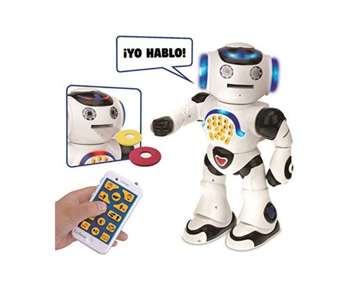 LEXIBOOK Powerman: el Robot Educativo Inteligente para Jugar y Aprender, Baila, Canta,