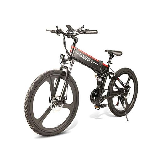 Metyere Folding Mountain Bike Electric Bicycle 26 Inch 350W Brushless Motor 48V Portable for Outdoor