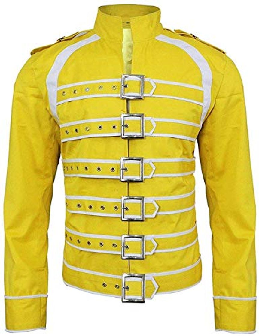 Fashion Freddie Mercury - Chaqueta de piel sintética para hombre