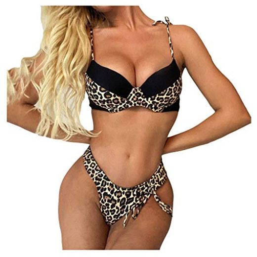 Traje de Baño Mujer de 2020 Conjunto de Bikini Dos Piezas Bikinis Tallas Grande Sujetador Vikinis Comodo Elegante Biquini Dividido Ropa de Playa Braga Sexy Lindo