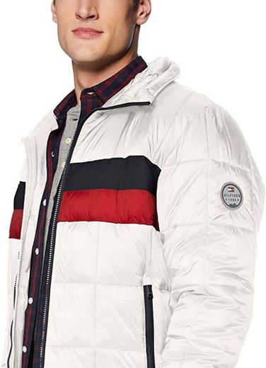 Tommy Hilfiger - Sudadera acolchada para hombre 
