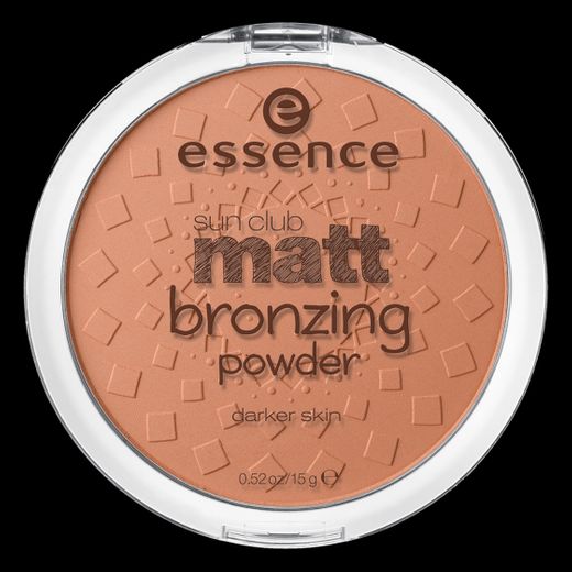 sun club matte bronzing powder – essence makeup