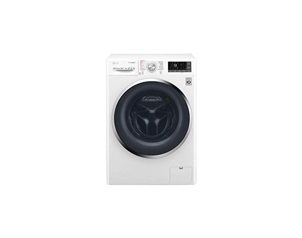 Social LG F4J8JH2WD lavadora Carga frontal Independiente Azul, Blanco A - Lavadora-secadora