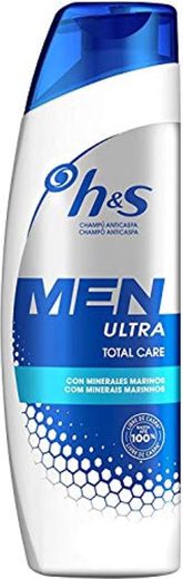 Head & Shoulders Men Ultra Total Care Champú Anticaspa  - 2 Recipientes