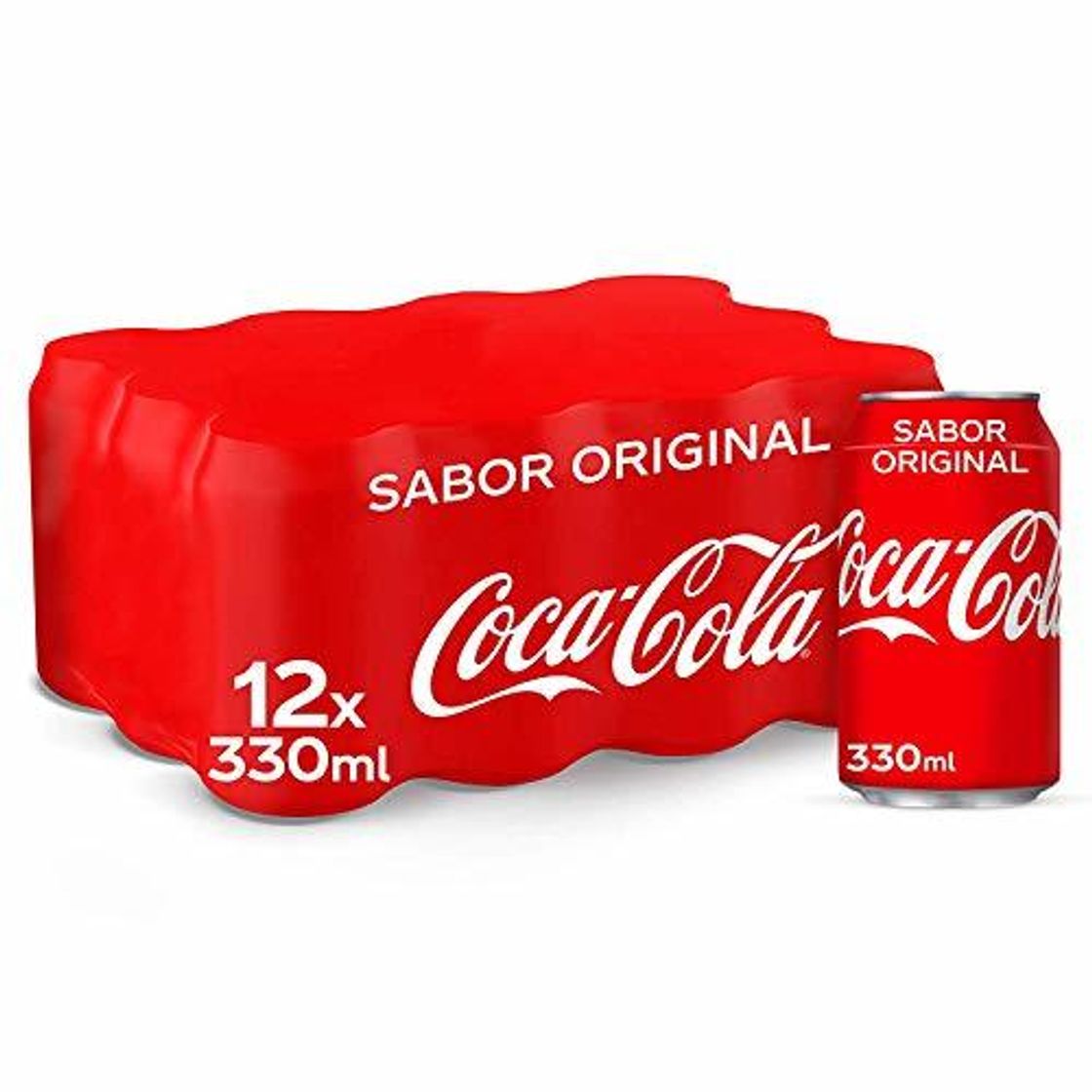 Product Coca-Cola - Regular, Refresco con gas de cola, 330 ml