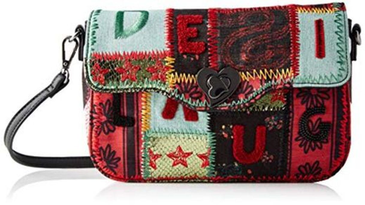 Social Desigual 19WAXABG - Bolso de hombro de Sintético Mujer 16x6x26 cm