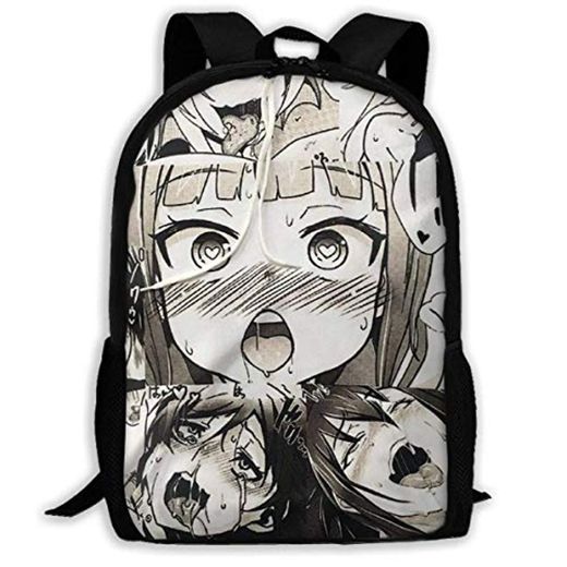 FGHJY Anime Ahegao Print Mochila para Adultos Mochila de Viaje Bolsas de Negocios Laptop Ligera para Estudiantes para Hombres y Mujeres