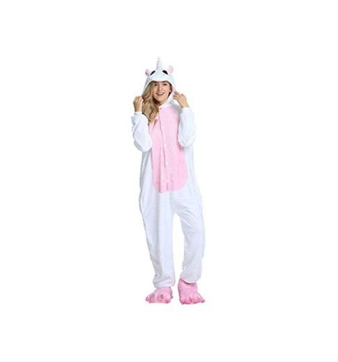 Pijama Animales Disfraz Cosplay Carnaval Halloween Costumes Unisex Mono Pijama Entero Unicornio