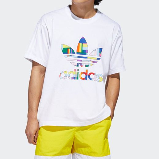 Camiseta Pride Flag Fill - Blanco adidas