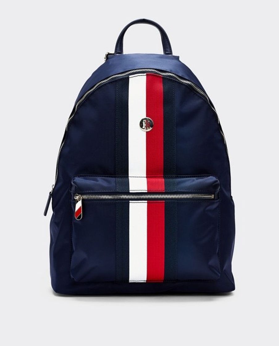 Products Mochila grande de mujer Tommy Hilfiger de nylon en azul marino