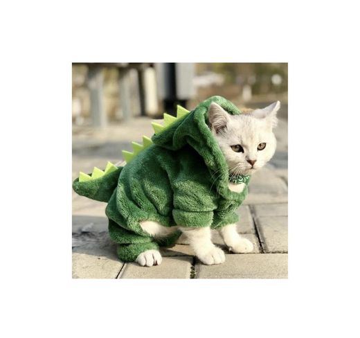 Disfraz dinosaurio para gato