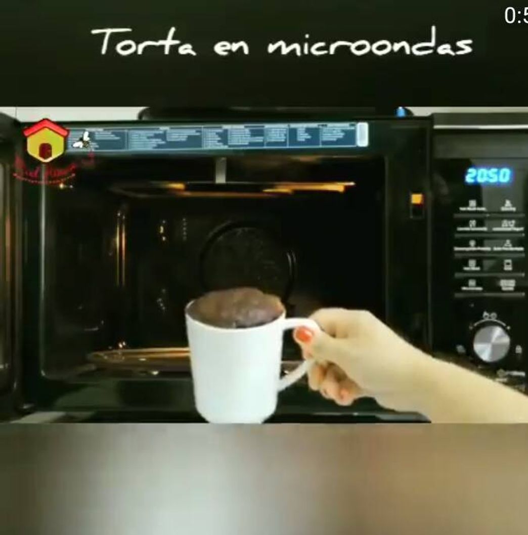 Torta en micoondas para quedarse en casa