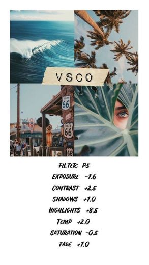 PRESET VSCO