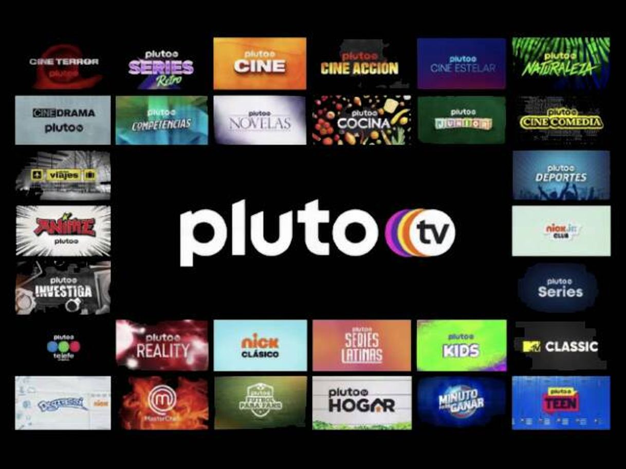 App Pluto Tv - Películas y series