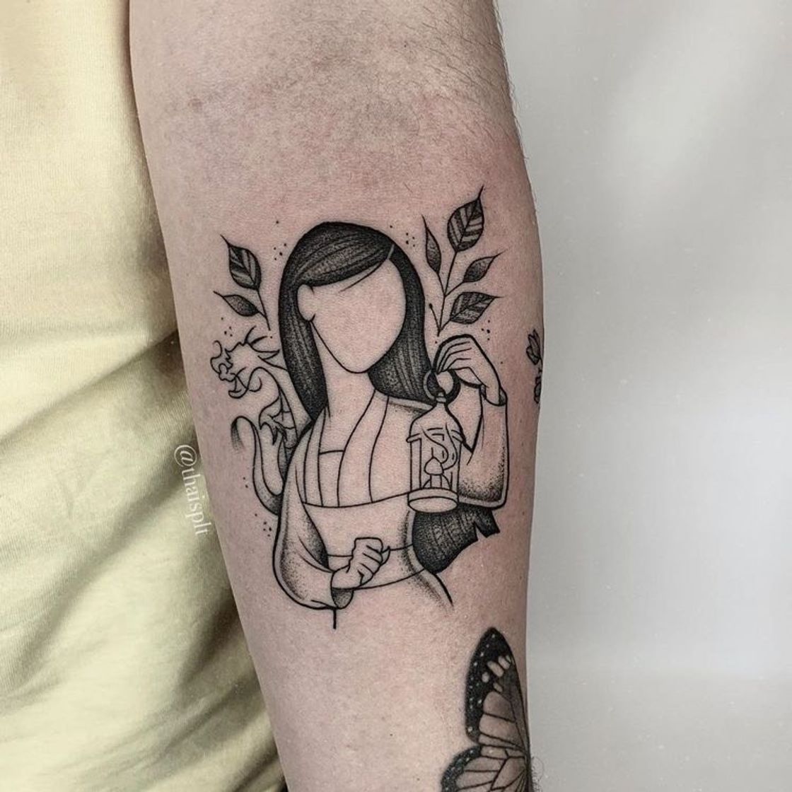 Fashion Tatuagem Mulan Disney