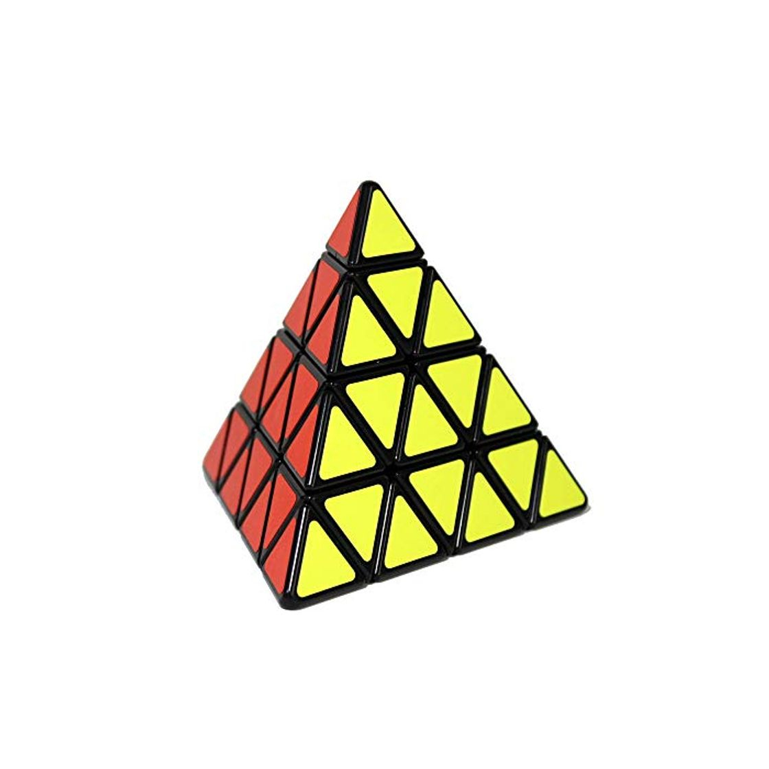 Product Gobus ShengShou 4x4 Pyraminx Pirámide Triángulo Cubo mágico Velocidad Puzzle Cubo Negro